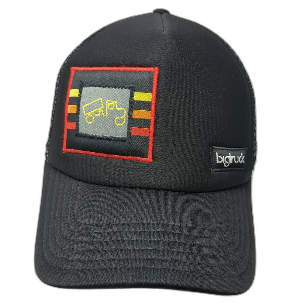 Bigtruck Trucker Hat Black One Size Patch Mesh Back Snapback Lake Tahoe Brand